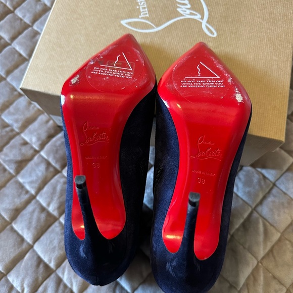 Christian Louboutin Suede Boots Size 38 - Picture 7 of 7